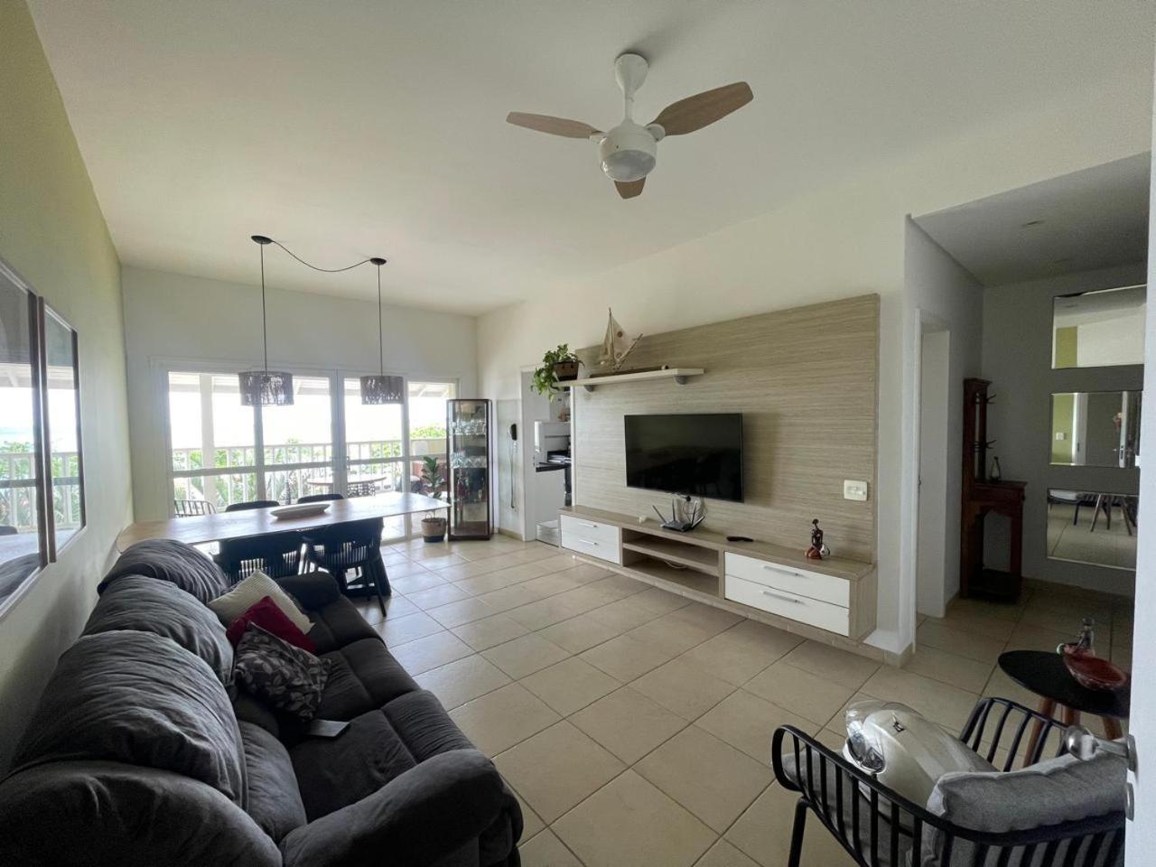 Apartamento Frente Mar Ubatuba Praia Grande Bagian luar foto